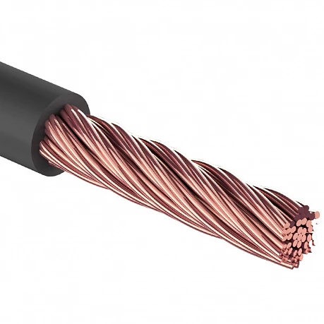 Кабель силовой "Power Cable" 1х10мм², черный, 50м., d 7,5 мм. Rexant
