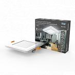Gauss Светильник Backlight кв 6+3W 540lm 4000K 180-265V IP20 монт Ø120 145*145*31мм 3 реж LED