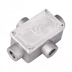 DKC Коробка ответвительная алюминиевая, 4 ввода, М25х1,5 ,IP55, 118х83х42мм