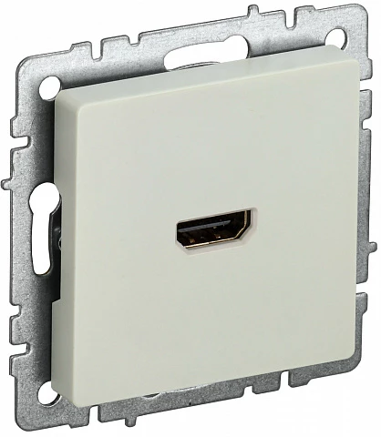 IEK BRITE Розетка HDMI РHDMI-0-БрКр бежевый