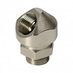 DKC Поворотный адаптер 45° M25x1,5, IP68/IP67, никелированная латунь