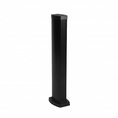 Legrand Snap-On мини-колонна алюминиевая с крышкой из пластика, 2 секции, высота 0,68 метра, цвет черный
