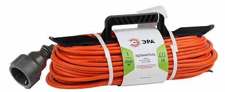 ЭРА UFx-1e-3x1.5-40m-IP44 Удлинитель силовой на рамке c/з 1 гн 40м ПВС 3x1.5