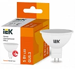 IEK Лампа светодиодная ECO MR16 софит 5Вт 230В 3000К GU5.3