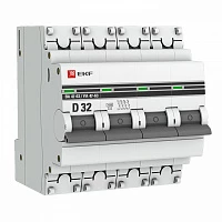EKF PROxima ВА 47-63 Автоматический выключатель  (D) 4P 32А 4,5kA