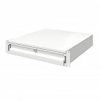 DKC Ящик 2U выдвижной с ключом, глубина 300мм, для 19" IT-корпусов, RAL7035