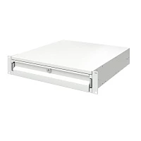 DKC Ящик 2U выдвижной с ключом, глубина 300мм, для 19" IT-корпусов, RAL7035