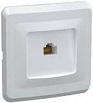 IEK VEGA РК10-ВБ Розетка 1-ая комп. RJ45 Cat5e ВЕГА белый