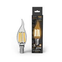 Gauss Лампа Filament Свеча на ветру 13W 1100lm 2700К Е14 LED 1/10/50