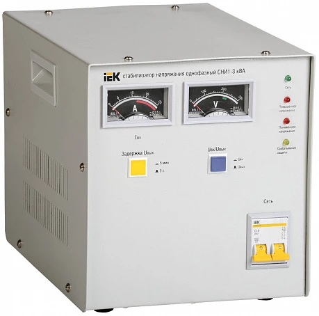 IEK Стабилизатор напряжения СНИ1-3 кВА однофазный