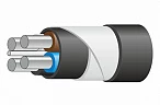 Кабель силовой алюминий АПвБШп(г) 4x16мм² бронированный черный ГОСТ