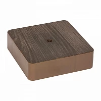 EKF PROxima Коробка разветвительная KMP-030-032 (100х100х28) тёмное дерево