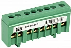 IEK Шина PE земля в корп изол на DIN-рейку ШНИ-6х9-8-К-З