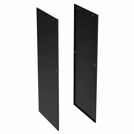 DKC Панель боковая для напольных 19" IT-корпусов ДКС серии CQE, 2 шт, 1200x1000, RAL9005, старого образца