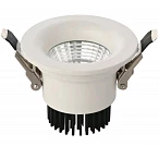 Kink Light 2125 Светильник встраиваемый белый d8,5 h6,5 Led 7W (4000K)