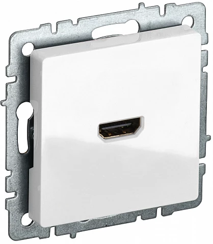 IEK BRITE Розетка HDMI РHDMI-0-БрБ белый