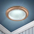 ЭРА WR1 SC Медь Светильник влагозащищенный MR16,12V/220V, 50W