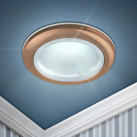 ЭРА WR1 SC Медь Светильник влагозащищенный MR16,12V/220V, 50W