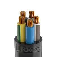 Кабель силовой с ПВХ изоляцией ВВГнг(А) -LSLTx 5х25 мк(N,PE)-1 Кабэкс