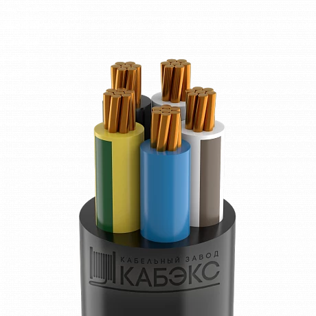 Кабель силовой с ПВХ изоляцией ВВГнг(А) -LSLTx 5х25 мк(N,PE)-1 Кабэкс