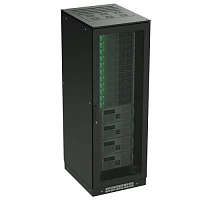 DKC Напольный 19" IT-корпус ДКС серии CQE 38U 800х1800х800, двери перфорированная+перфорированная, панели для крыши, кабельный ввод,RAL9005