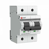 EKF PROxima ВА 47-125 Автоматический выключатель  (D) 2P 100А 15кА