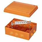 DKC Коробка пластиковая FS с кабельными вводами и клеммниками, IP55, 240x190x90 мм, 6р, 450V, 32A, 10 мм2, нерж.контакт