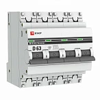 EKF PROxima ВА 47-63 Автоматический выключатель  (D) 4P 63А 4,5kA