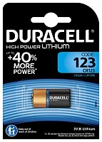 Duracell 5003399 Литиевая батарейка для фотоаппаратов CR123 ULTRA