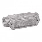 DKC Коробка протяжная алюминиевая, 2 ввода 180°, М32х1,5 ,IP55, 146х45х57мм