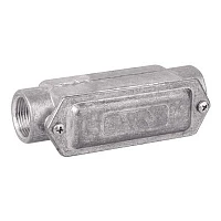 DKC Коробка протяжная алюминиевая, 2 ввода 180°, М32х1,5 ,IP55, 146х45х57мм