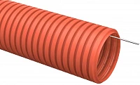 IEK ELASTA Труба гофрированная ПНД d20 с зондом оранжевая (100м)