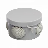 EKF PROxima Коробка распаячная КМР-040-038 с крышкой наружная (65х40) 4 мембранных ввода IP54