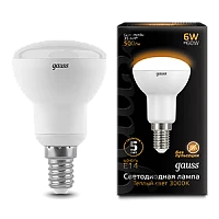Gauss Лампа R50 6W 500lm 3000K Е14 LED
