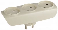 ЭРА SP-3-I Слоновая  кость Тройник 3гн, без заземления.