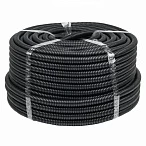 EKF PROxima Труба гофр. ПНД Plast с зондом d20мм (100м.) черная