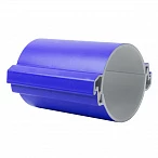 EKF PROxima Труба гладкая разборная ПВХ 110 мм (750Н), синяя
