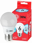 ЭРА Лампочка светодиодная RED LINE LED A55-6W-840-E27 R E27 / Е27 6 Вт груша нейтральный белый свет