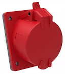 IEK Розетка встраиваемая ССИ-424 32А-6ч/380-415В 3Р+PЕ IP44 MAGNUM