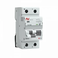 EKF Averes DVA-6 Диф. Автомат (D) 1P+N 25А/300мА тип А 6кА