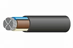 Кабель силовой алюминий АВВГнг(А)-LS 4x120мм² черный ГОСТ