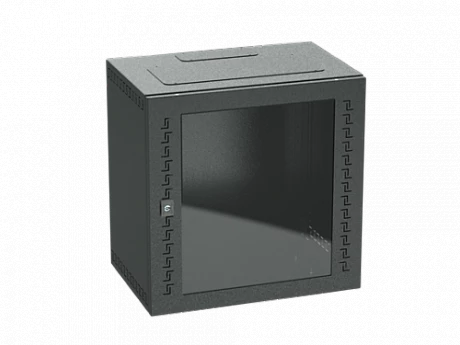 DKC IT-корпус навесной STI 19" 20U, 1000х600х400, дверь с закаленным стеклом, RAL9005