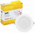 IEK Светильник LED ДВО 1611 белый круг 7Вт 3000К IP20