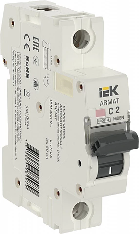 IEK ARMAT Автоматический выключатель M06N 1P C 2А