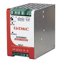 DKC Источник питания "HEAVY POWER", трехфазный, 960Вт, 13.3А, 72В, с ORing диодом