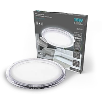 Gauss Светильник Bubbles круг 12+4W, 1200lm 4000K 180-265V IP20 монт Ø170 193*31мм 3 реж LED