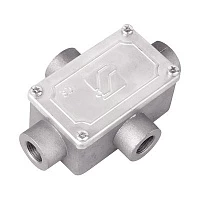 DKC Коробка ответвительная алюминиевая, 4 ввода, М32х1,5 ,IP55, 146х81х57мм