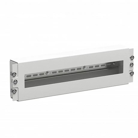 DKC Модуль 3U с DIN рейкой для 19" IT-корпусов, RAL7035