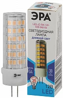 ЭРА Лампочка светодиодная STD LED JC-5W-12V-CER-840-G4 G4 5Вт керамика капсула нейтральный белый свет