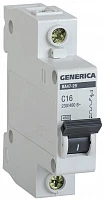 IEK GENERICA Автоматический выключатель ВА47-29 1Р 16А 4,5кА (С)